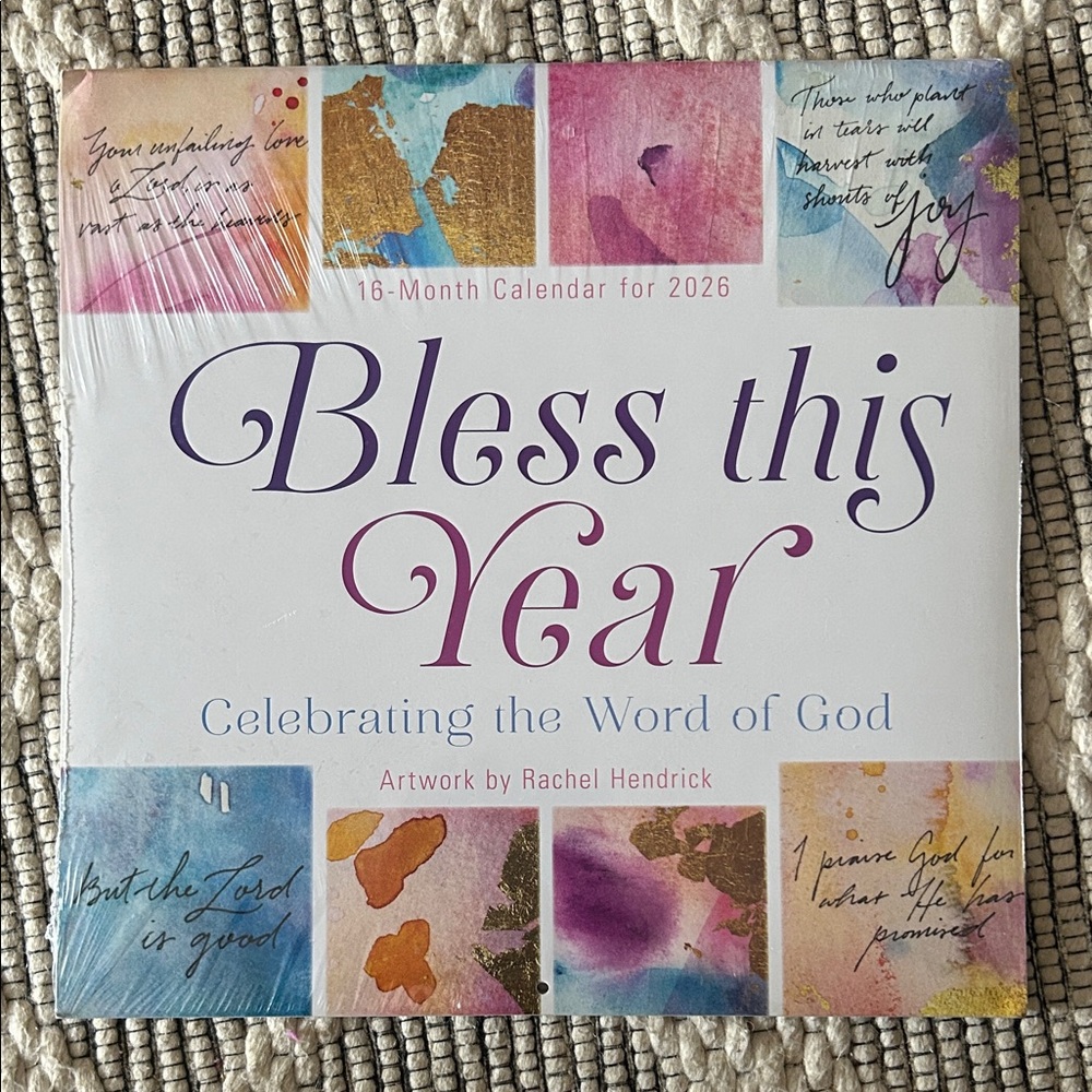 Bless This Year 2026 Calendar NWT